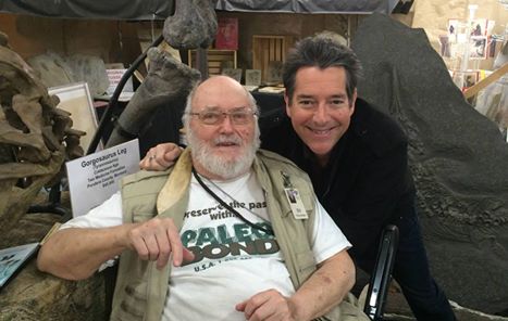 Bill Mason hanging out with good friend Geoff Notkin, our meteorite connection.