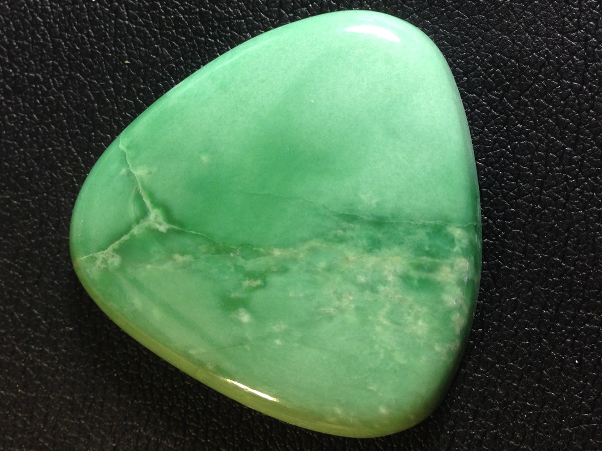 Lucien Variscite. 
68 carats. 
Private Collection.