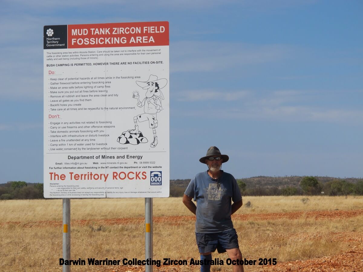 Zircon Collecting field, Harts Range, Australia
