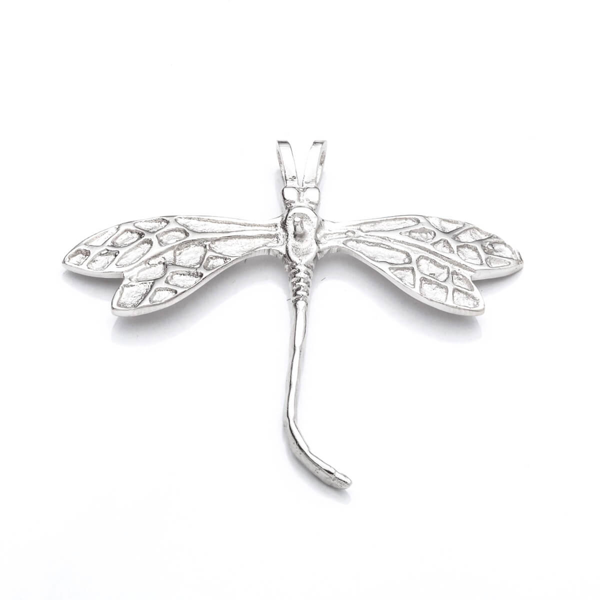 Dragonfly Pendant with Peg Mounting in Sterling Silver 6mm