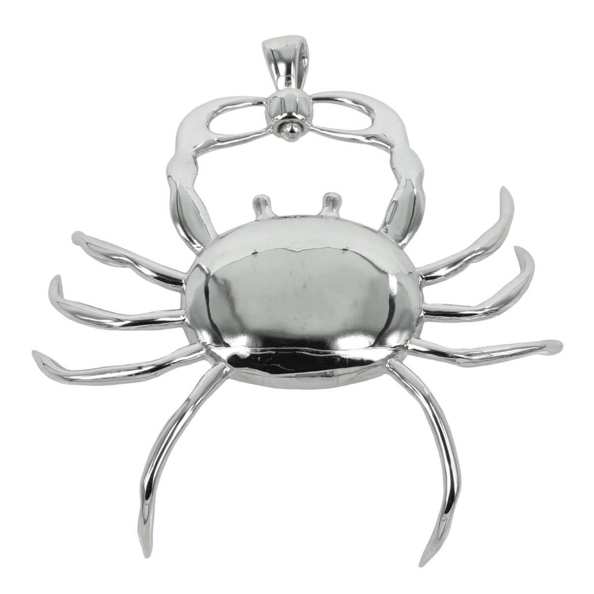 Freeform Crab Pendant for Irregular Stones in Sterling Silver 50mm