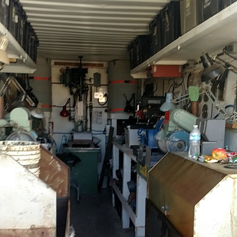This is the mobile Lapidary Facility in Quartzite