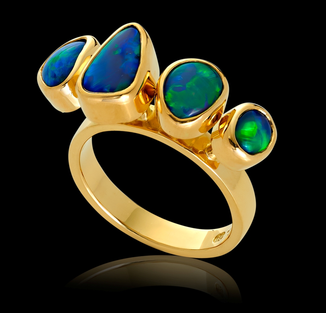 "Fields of Opal" signature ring designed by Vicki Bokros DTEO