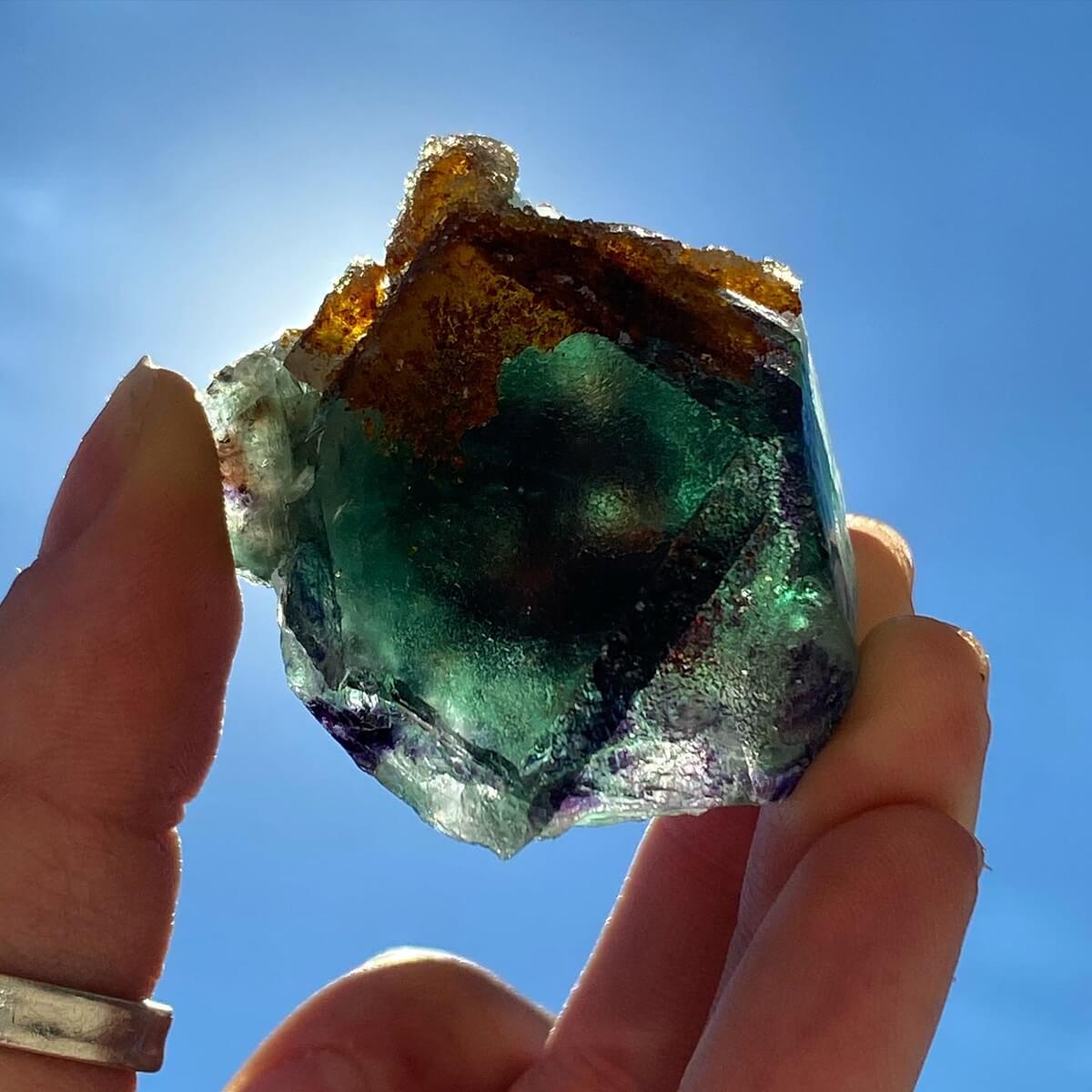 A fluorite from Namibia.