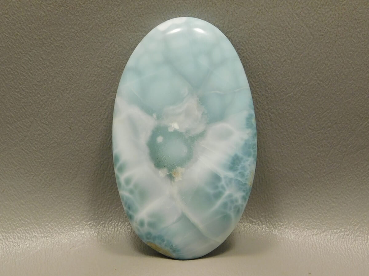 A larimar cabochon