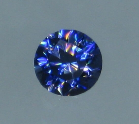 A faceted Benitoite.