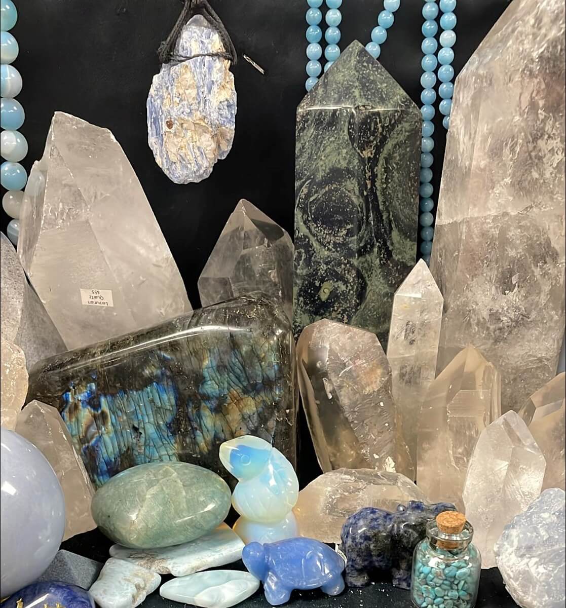 A wide range of mineral specimens, and polished minerals are avaiable from Silver Cove, Ltd.