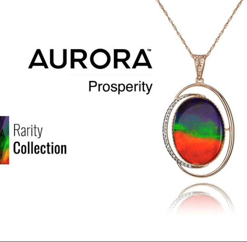 The Rarity Collection from Aurora Ammolite features the finest AAA Ammolite available
